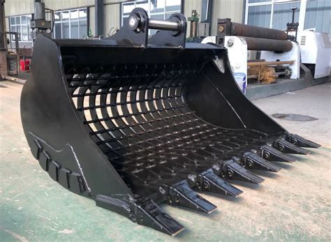 skeleton skid steer bucket|excavator skeleton bucket for sale.